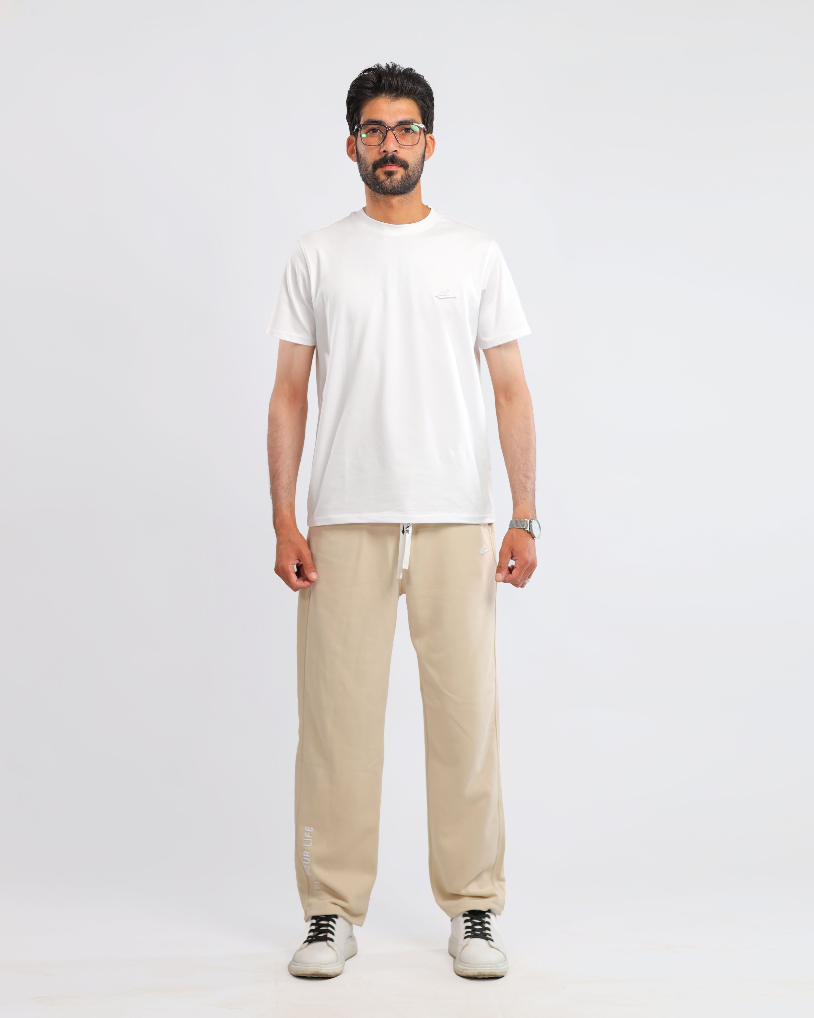 Beige Sweatpants