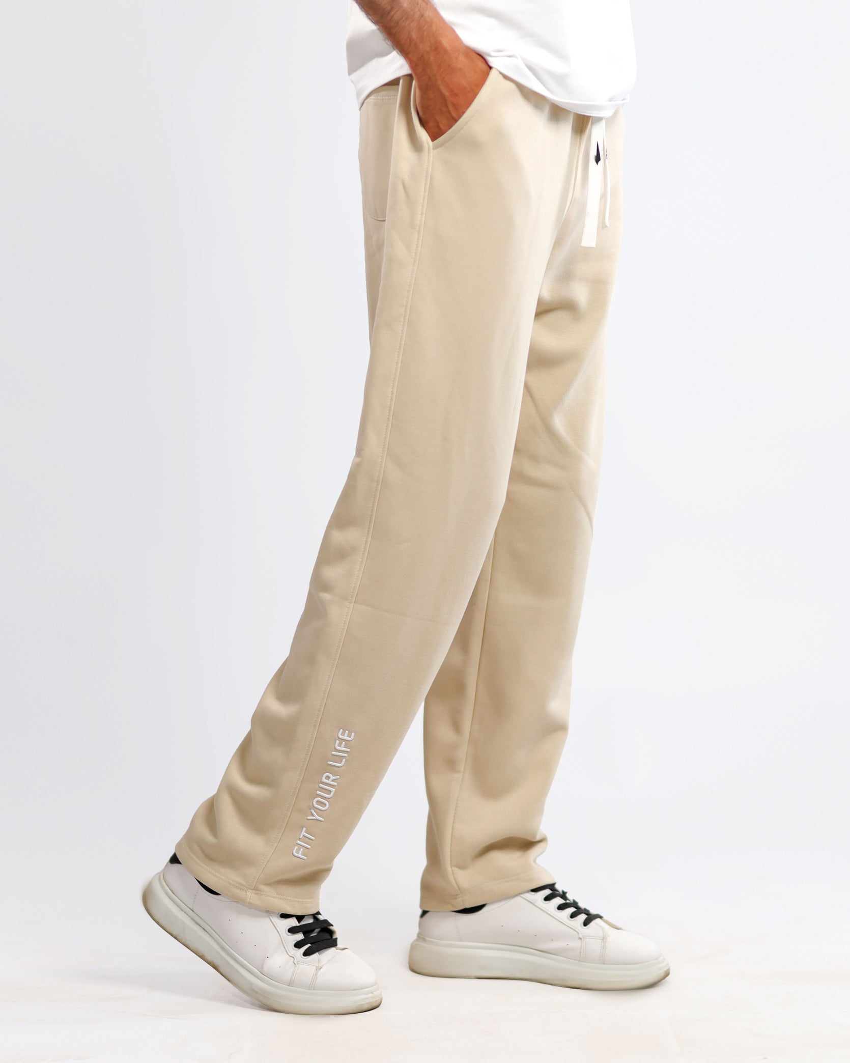 Beige Sweatpants